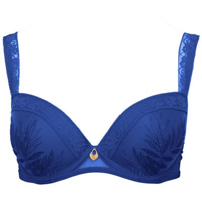 Soutien gorge à dentelle avec coque uni Femme AUBADE - Publicité Soutien gorge à dentelle avec coque uni Femme AUBADE - Publicité