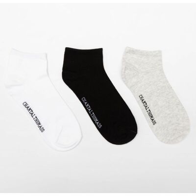 Lot de 3 paires de soquettes aurore Femme CHANTAL THOMASS - Publicité Lot de 3 paires de soquettes aurore Femme CHANTAL THOMASS - Publicité