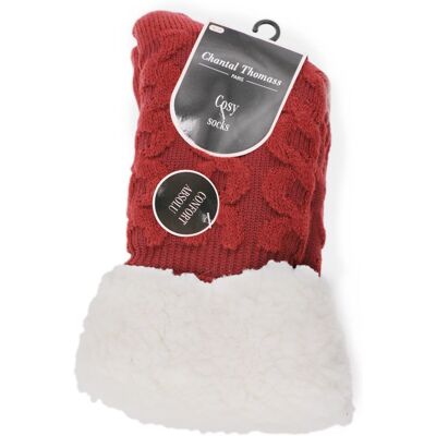 Cosy socks Femme CHANTAL THOMASS - Publicité Cosy socks Femme CHANTAL THOMASS - Publicité