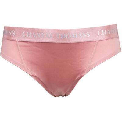 Slip ultra confort naba satin Femme CHANTAL THOMASS - Publicité Slip ultra confort naba satin Femme CHANTAL THOMASS - Publicité