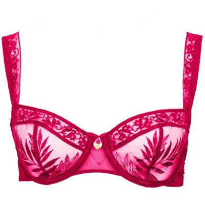Soutien gorge délicat en tulle orné d'un bijou dentelle Femme AUBADE - Publicité Soutien gorge délicat en tulle orné d'un bijou dentelle Femme AUBADE - Publicité