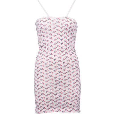 Robe nuisette en coton imprimée fleurs Femme BILL TORNADE - Publicité Robe nuisette en coton imprimée fleurs Femme BILL TORNADE - Publicité