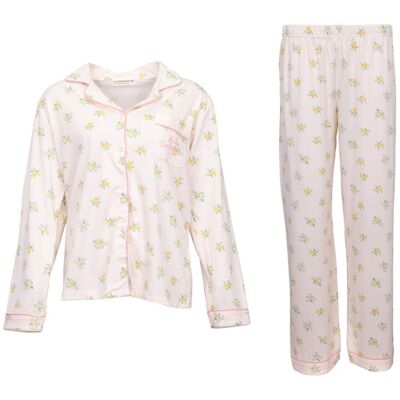 Pyjama fleuri poche brodée Femme LULU CASTAGNETTE - Publicité Pyjama fleuri poche brodée Femme LULU CASTAGNETTE - Publicité