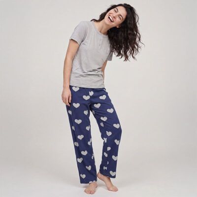 Ensemble de pyjama imprimé coeurs julia Femme ETINCELLE - Publicité Ensemble de pyjama imprimé coeurs julia Femme ETINCELLE - Publicité