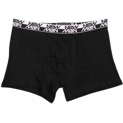 Boxer stretch coton logo sur l'élastique Homme NEW MAN - Publicité Boxer stretch coton logo sur l'élastique Homme NEW MAN - Publicité