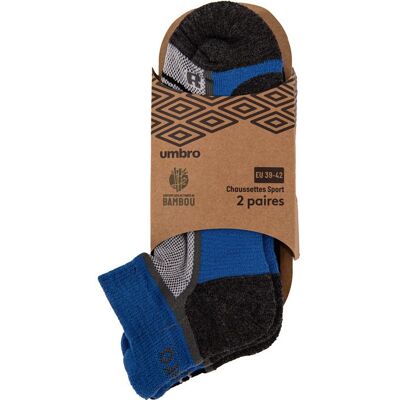 Socquettes lot de 2 t39-46 Homme UMBRO - Publicité Socquettes lot de 2 t39-46 Homme UMBRO - Publicité