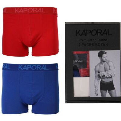 Lot de 2 boxers premium collection Ceylian Homme KAPORAL - Publicité Lot de 2 boxers premium collection Ceylian Homme KAPORAL - Publicité