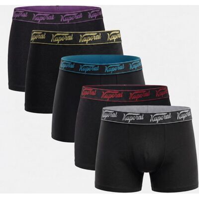 Lot de 5 boxers en boite willem Homme KAPORAL - Publicité Lot de 5 boxers en boite willem Homme KAPORAL - Publicité