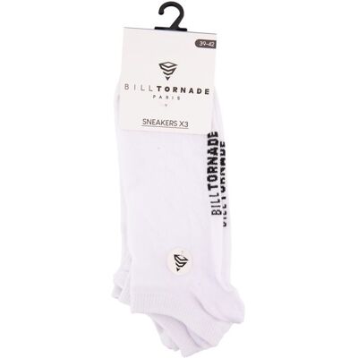 Chaussette x3 bill tornade Homme BILL TORNADE - Publicité Chaussette x3 bill tornade Homme BILL TORNADE - Publicité