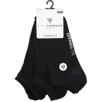 Chaussette x3 bill tornade Homme BILL TORNADE - Publicité Chaussette x3 bill tornade Homme BILL TORNADE - Publicité