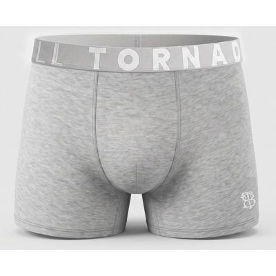 Boxer bamboo stretch avec logo Homme BILL TORNADE - Publicité Boxer bamboo stretch avec logo Homme BILL TORNADE - Publicité