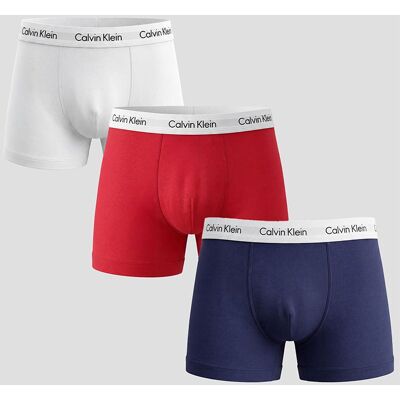 Lot de 3 boxers coton stretch Homme CALVIN KLEIN - Publicité Lot de 3 boxers coton stretch Homme CALVIN KLEIN - Publicité