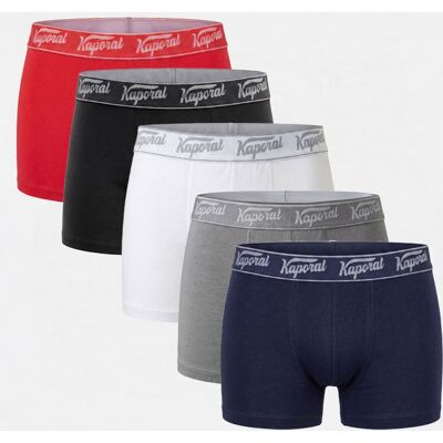Lot de 5 boxers en boite willem Homme KAPORAL - Publicité Lot de 5 boxers en boite willem Homme KAPORAL - Publicité