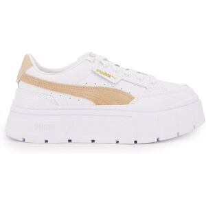 Baskets Mayze Wedge logo beige Femme PUMA - Publicité Baskets Mayze Wedge logo beige Femme PUMA - Publicité