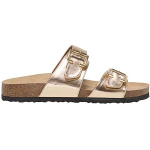Mules double boucle doré cuir synthétique Femme ONLY - Publicité Mules double boucle doré cuir synthétique Femme ONLY - Publicité