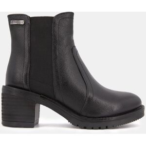 Bottines élastique à talons Mine noir cuir grainé Femme LES TROPEZIENNES PAR M.BELARBI - Publicité Bottines élastique à talons Mine noir cuir grainé Femme LES TROPEZIENNES PAR M.BELARBI - Publicité