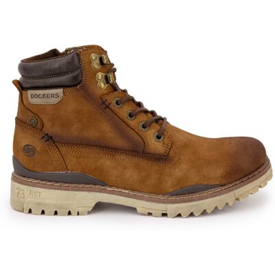 Bottines à lacets effet daim Homme DOCKERS BY GERLI - Publicité Bottines à lacets effet daim Homme DOCKERS BY GERLI - Publicité