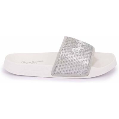 Mules Pearl silver T36/41 Femme PEPE JEANS - Publicité Mules Pearl silver T36/41 Femme PEPE JEANS - Publicité