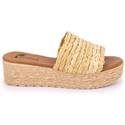 Mules plateforme rafia 10 63187 t36/41 Femme BIOSTOCK - Publicité Mules plateforme rafia 10 63187 t36/41 Femme BIOSTOCK - Publicité