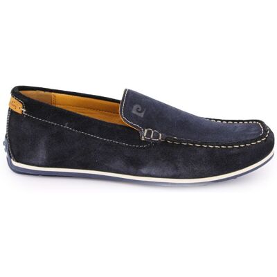 Mocassins en cuir daim semelle fine Homme PIERRE CARDIN - Publicité Mocassins en cuir daim semelle fine Homme PIERRE CARDIN - Publicité