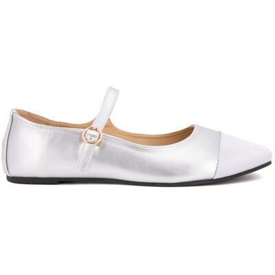 Ballerines à brides bi matiere kinda Femme BURTON OF LONDON - Publicité Ballerines à brides bi matiere kinda Femme BURTON OF LONDON - Publicité