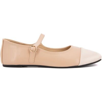 Ballerines à brides bi matiere kinda Femme BURTON OF LONDON - Publicité Ballerines à brides bi matiere kinda Femme BURTON OF LONDON - Publicité