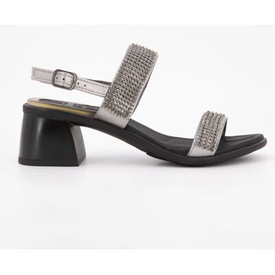 Sandales à talons noires élysees à strass Femme SCHOLL - Publicité Sandales à talons noires élysees à strass Femme SCHOLL - Publicité