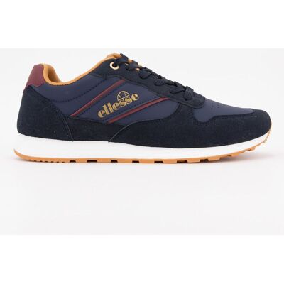 Baskets basses à lacets bi matière effet daim et similicuir lisse Homme ELLESSE - Publicité Baskets basses à lacets bi matière effet daim et similicuir lisse Homme ELLESSE - Publicité