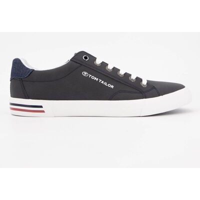 Baskets basses en toile à lacets avec logo Homme TOM TAILOR - Publicité Baskets basses en toile à lacets avec logo Homme TOM TAILOR - Publicité
