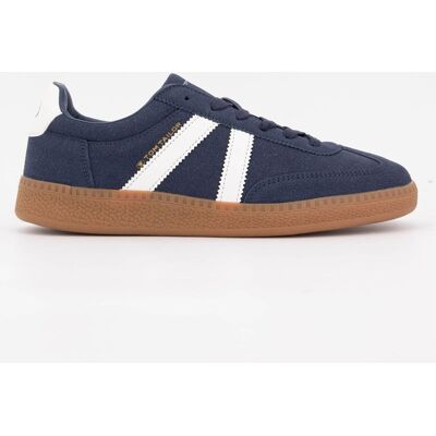 Baskets basses toile suédine avec lacets Homme TOM TAILOR - Publicité Baskets basses toile suédine avec lacets Homme TOM TAILOR - Publicité