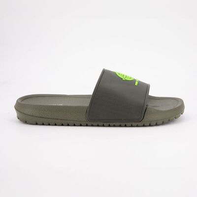 Mules plastique avec logo relief Homme TRUE DIRECTION - Publicité Mules plastique avec logo relief Homme TRUE DIRECTION - Publicité