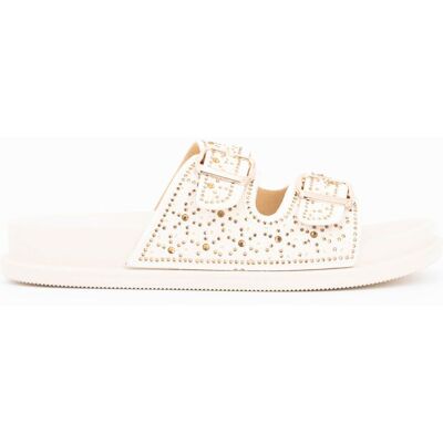 Mule strass double brides Femme BURTON OF LONDON - Publicité Mule strass double brides Femme BURTON OF LONDON - Publicité