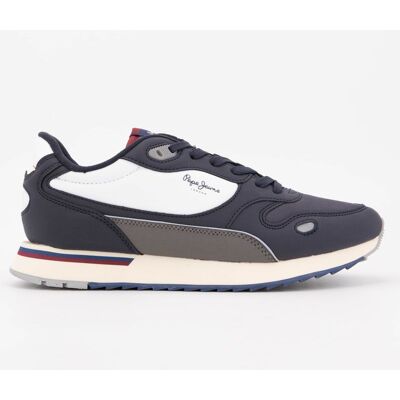Baskets basses toile bexley south avec lacets Homme PEPE JEANS - Publicité Baskets basses toile bexley south avec lacets Homme PEPE JEANS - Publicité
