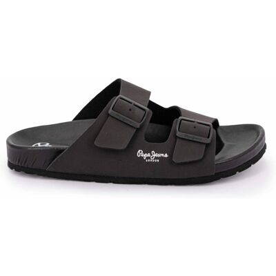 Mules black double bride t40/45 Homme PEPE JEANS - Publicité Mules black double bride t40/45 Homme PEPE JEANS - Publicité