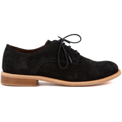 Derbies noir en daim Homme LUSQUINOS - Publicité Derbies noir en daim Homme LUSQUINOS - Publicité