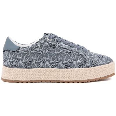 Baskets espadrille avec broderie fleurs Femme TOM TAILOR - Publicité Baskets espadrille avec broderie fleurs Femme TOM TAILOR - Publicité
