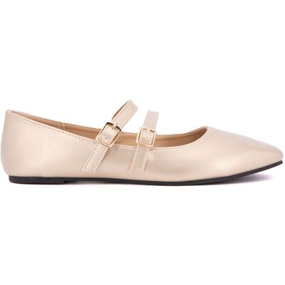 Ballerines zayanita double brides avec boucles Femme BURTON OF LONDON - Publicité Ballerines zayanita double brides avec boucles Femme BURTON OF LONDON - Publicité