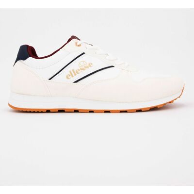 Baskets basses à lacets bi matière effet daim et similicuir lisse Homme ELLESSE - Publicité Baskets basses à lacets bi matière effet daim et similicuir lisse Homme ELLESSE - Publicité