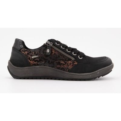 Baskets black zippée imprimé fleurs Femme ROMIKA - Publicité Baskets black zippée imprimé fleurs Femme ROMIKA - Publicité