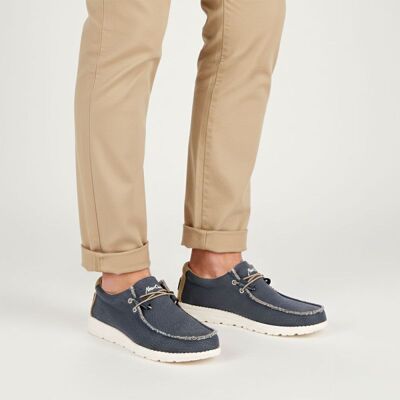 Chaussures bateau toile k52404 Homme NEW ONE - Publicité Chaussures bateau toile k52404 Homme NEW ONE - Publicité