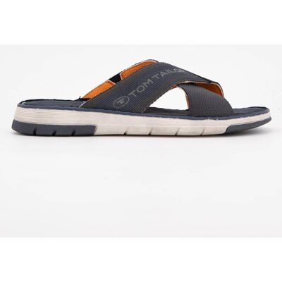 Mules en toile avec grand logo Homme TOM TAILOR - Publicité Mules en toile avec grand logo Homme TOM TAILOR - Publicité