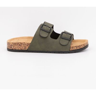 Sandales suede double boucle à enfiler Femme BILL TORNADE - Publicité Sandales suede double boucle à enfiler Femme BILL TORNADE - Publicité