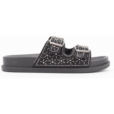 Mule strass double brides Femme BURTON OF LONDON - Publicité Mule strass double brides Femme BURTON OF LONDON - Publicité