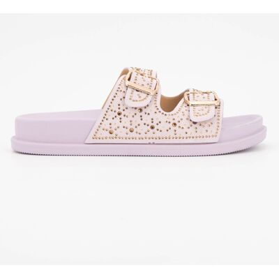 Mule strass double brides Femme BURTON OF LONDON - Publicité Mule strass double brides Femme BURTON OF LONDON - Publicité