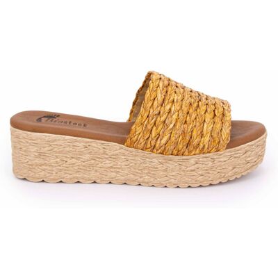Mules plateforme rafia 10 63187 t36/41 Femme BIOSTOCK - Publicité Mules plateforme rafia 10 63187 t36/41 Femme BIOSTOCK - Publicité