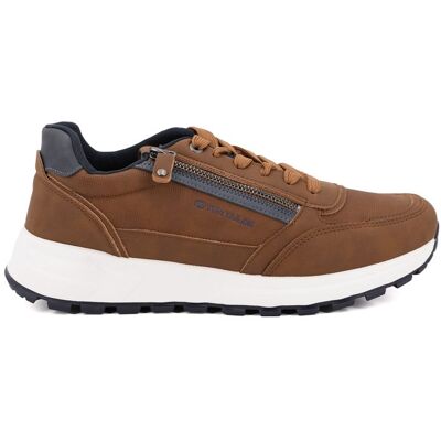 Baskets effet daim avec zips semelle blanche Homme TOM TAILOR - Publicité Baskets effet daim avec zips semelle blanche Homme TOM TAILOR - Publicité