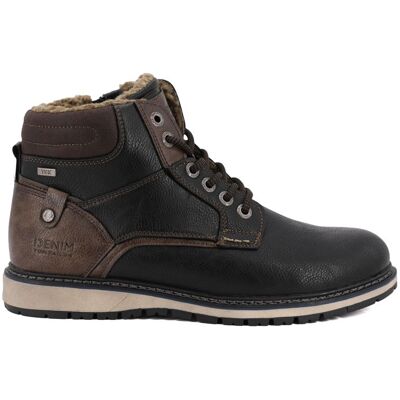Baskets montantes effet vieux cuir doublées de fourrure Homme TOM TAILOR - Publicité Baskets montantes effet vieux cuir doublées de fourrure Homme TOM TAILOR - Publicité