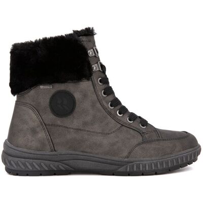 Bottine fourrée platin marron gris Femme ROMIKA - Publicité Bottine fourrée platin marron gris Femme ROMIKA - Publicité