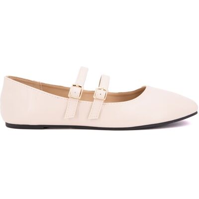 Ballerines zayanita double brides avec boucles Femme BURTON OF LONDON - Publicité Ballerines zayanita double brides avec boucles Femme BURTON OF LONDON - Publicité