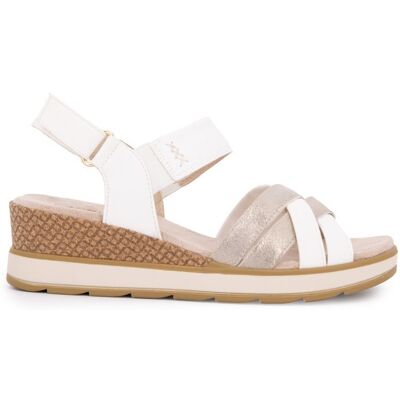 Sandales compensees white comb 36/41 Femme CAPRICE - Publicité Sandales compensees white comb 36/41 Femme CAPRICE - Publicité